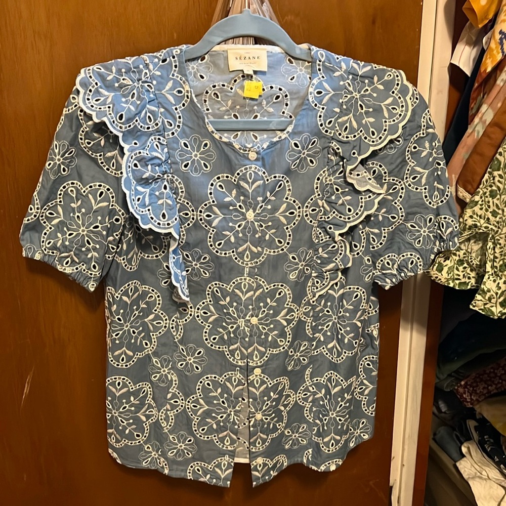 COPY - Sezane blouse - EUC!
